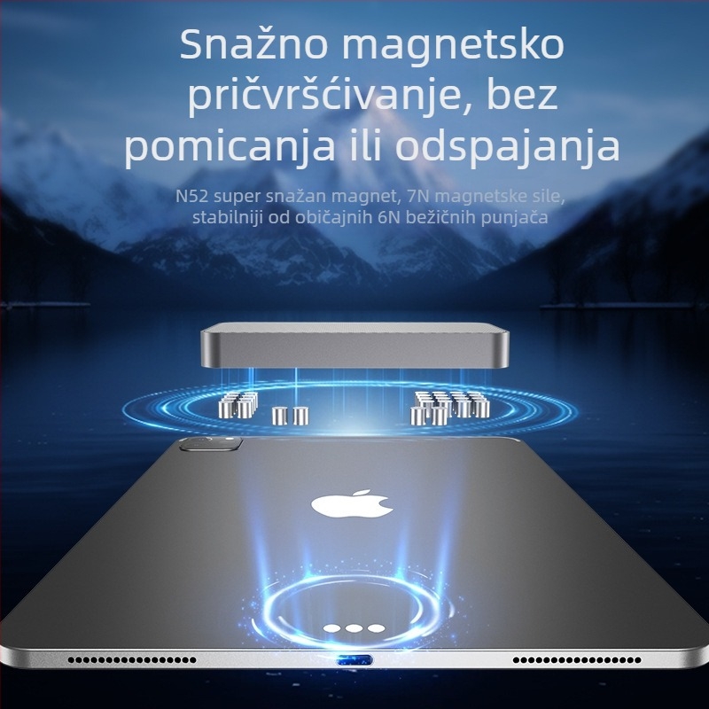 Bežični držač za punjenje za iPad Pro – Marka Nothing, Kompatibilno s iPad Pro, OEM obrada, Punjač