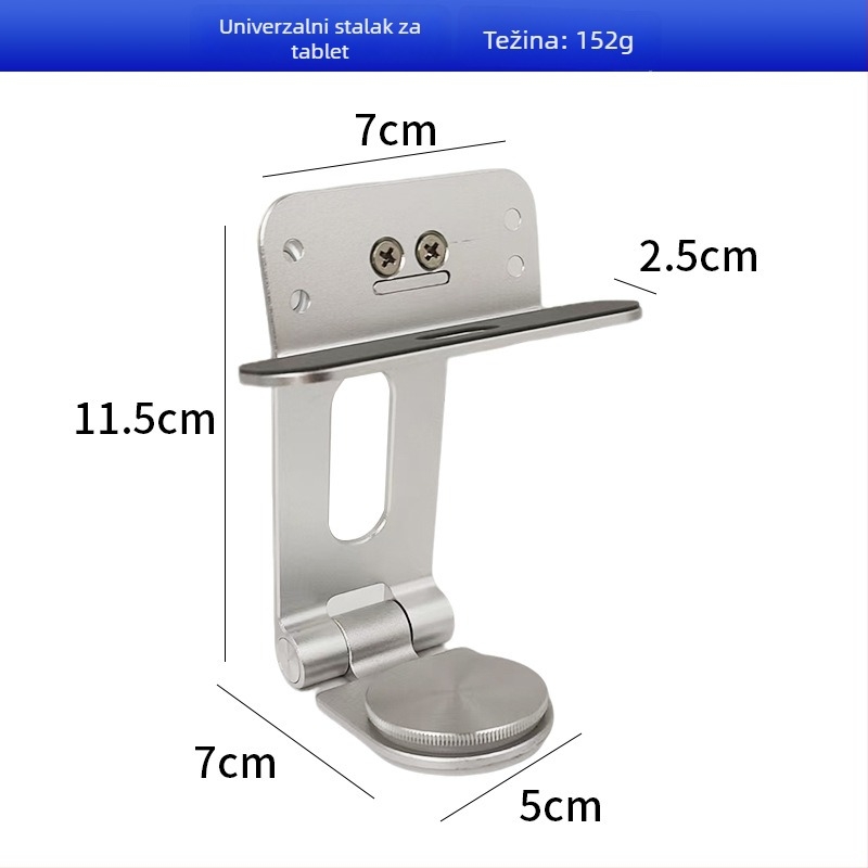 Držač za tablet, sklopivi dizajn, brenda Gamera; model Tablet stand; težina 130 g; pakiranje: papirnata kutija + PE