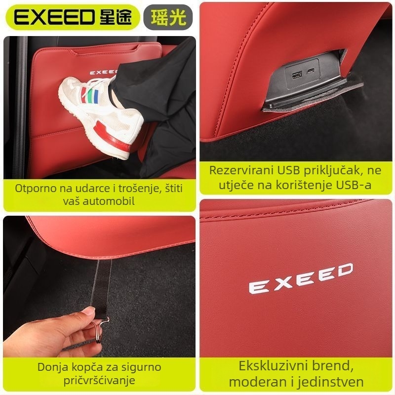 Zaštitna stražnja jastučić za stražnji naslon sjedala automobila – zaštita od udaraca i prljavštine