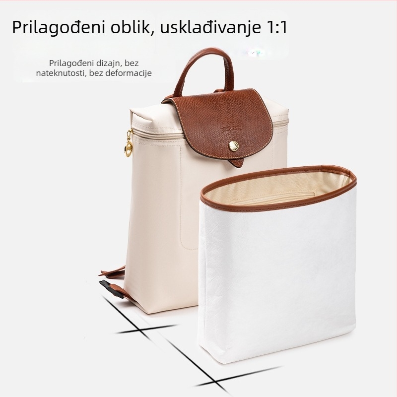 Dupont papir Longxiang unutarnja torbica za ruksak — vodootporna kubična torbica za šminku sa zatvaračem i pregradom