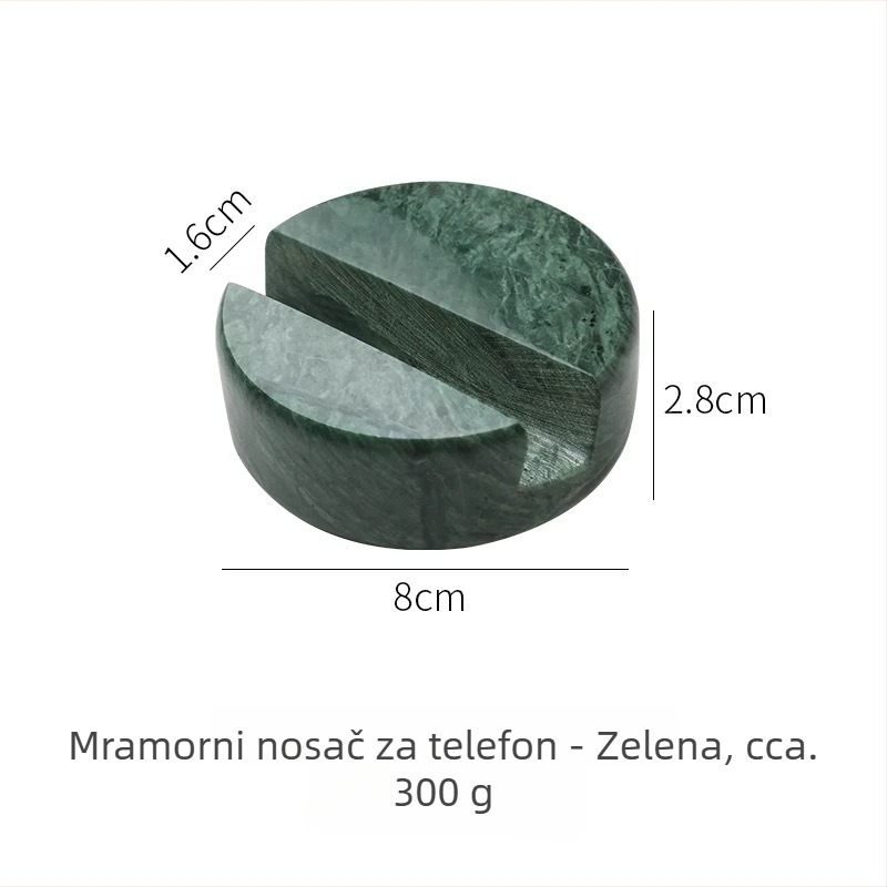 Mramorni stolni držač za telefon i tablet, skandinavski minimalistički dizajn, univerzalna kompatibilnost