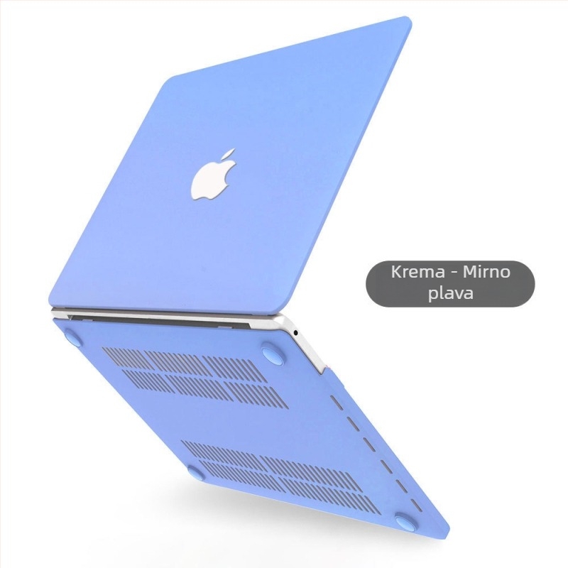 Mat zaštitni kućište za Apple prijenosnike, kompatibilan s MacBook Pro 15,4 inča i MacBook Air 13,3 inča, krem boje.