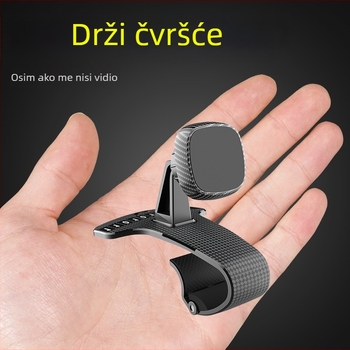 Auto držač za telefon s izravnim prikazom – magnetska ugradnja snap-on, nije punjiv; kompatibilan s sunčanim vizorom, instrument pločom i retrovizorom
