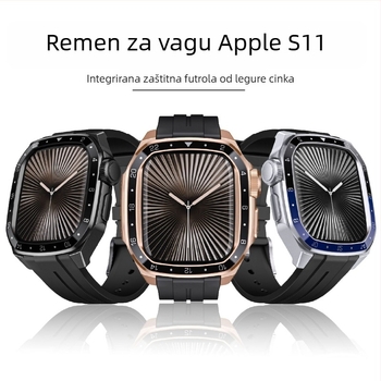 Dingrui sportska narukvica od silikona i cinkovog legura za Apple Watch 46mm, S10