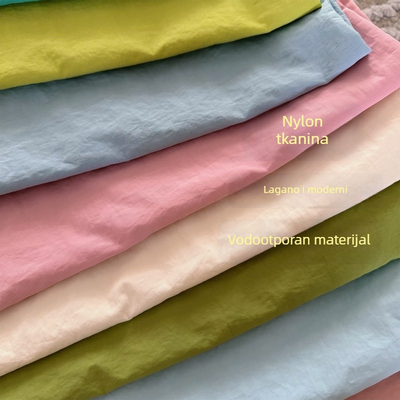 Poliesterska Tote torba, vertikalni kvadratni oblik, bez podstavke, dvostruke naramenice, stil Fresh and Sweet