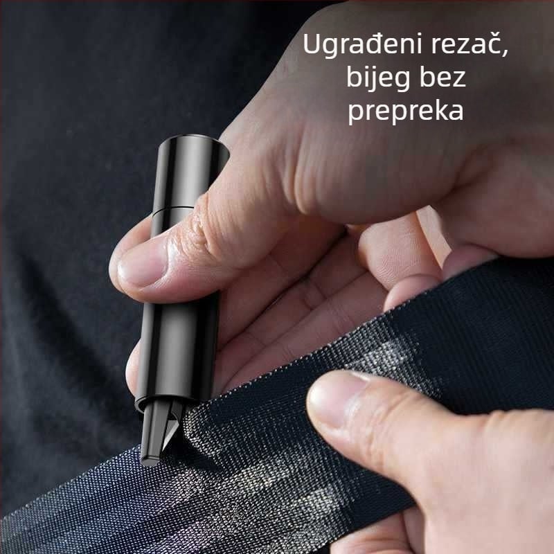 Automobilski razbijač prozora i čekić za spašavanje za nužan izlaz, višefunkcionalan alat za staklo