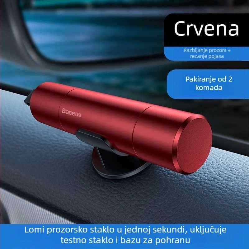 Automobilski razbijač prozora i čekić za spašavanje za nužan izlaz, višefunkcionalan alat za staklo