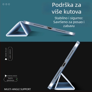 Trodjelni tvrdi kućište za tablete od 12,9 inča, Mini 7, Air 5 i 11 inča, kompatibilno s iPadom 10,2 inča.