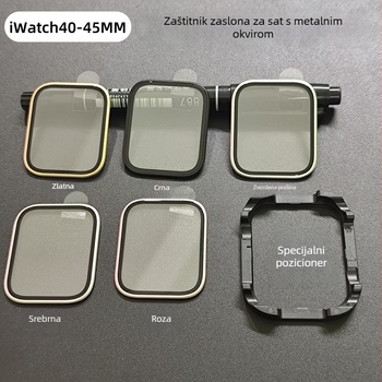 Zaštitna folija s metalnim okvirom za Apple Watch S10