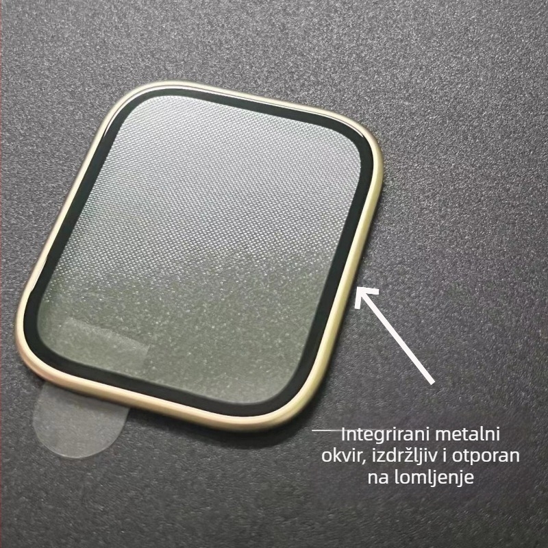 Zaštitna folija s metalnim okvirom za Apple Watch S10