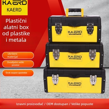 Naplo plastična kutija za alate, dvostruki sloj čvršće verzije, podrijetlo Shandong