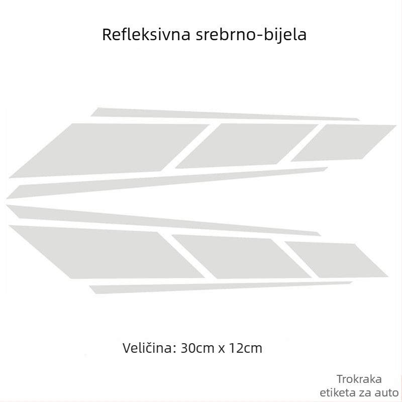 Naljepnice za motocikl za rezervoar, tijelo i prednji dio — reflektirajuće, vodootporne i UV-otporne s cvjetnim motívom