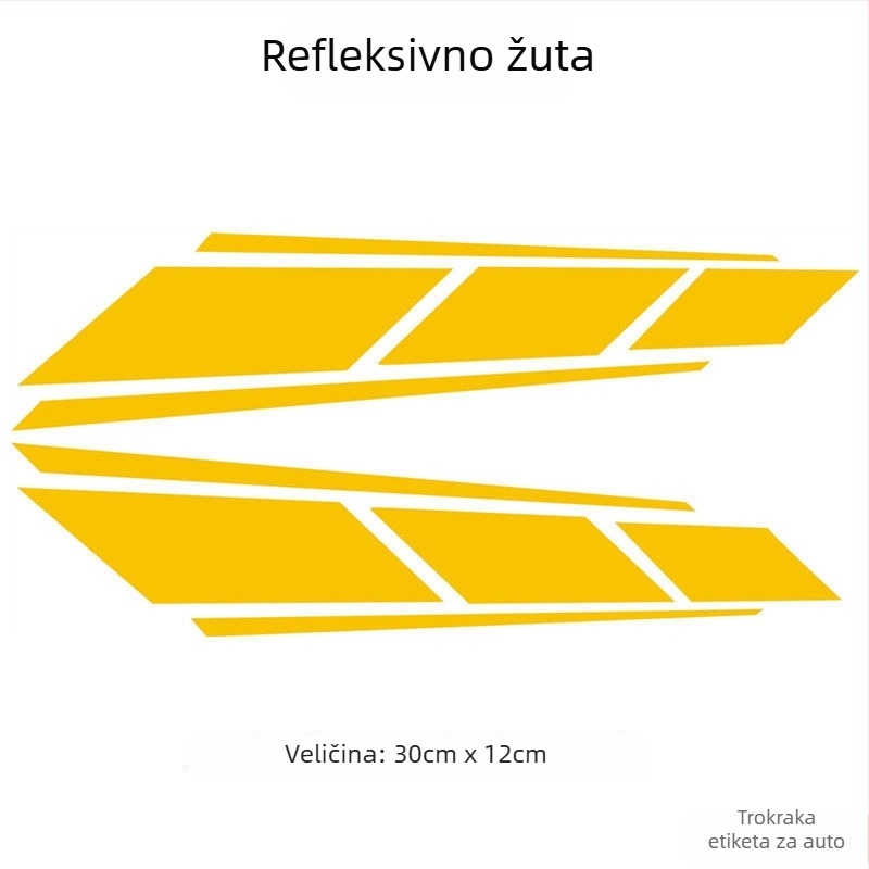 Naljepnice za motocikl za rezervoar, tijelo i prednji dio — reflektirajuće, vodootporne i UV-otporne s cvjetnim motívom