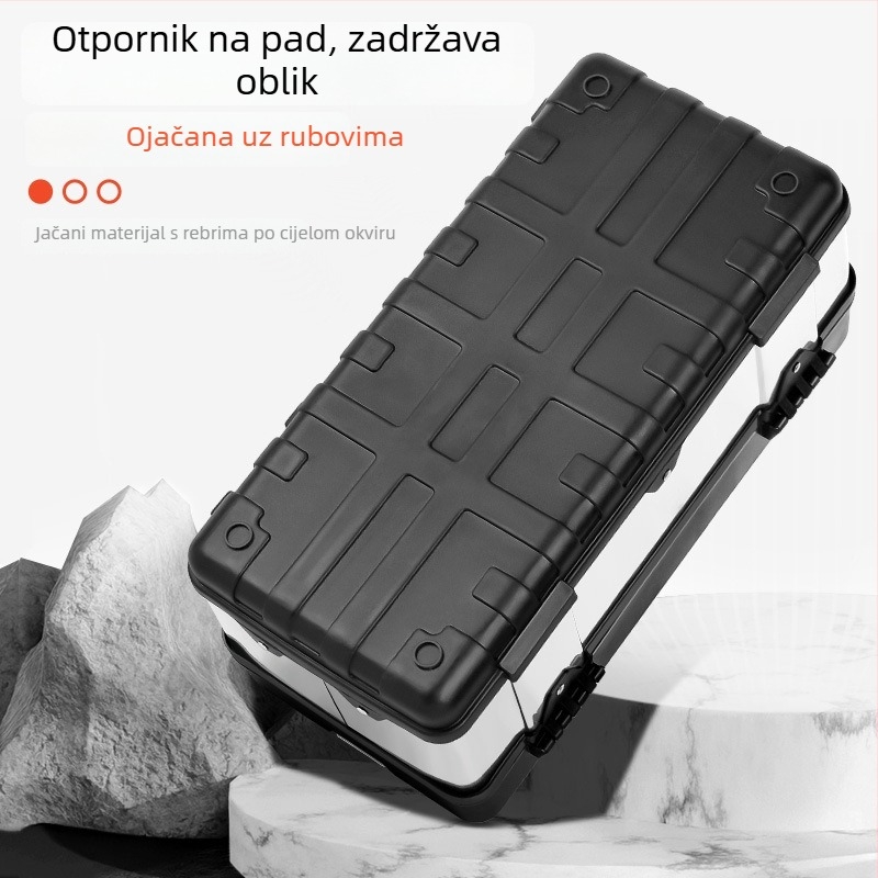 Metalna kutija za alat s modularnim dizajnom, serija nehrđajućeg čelika