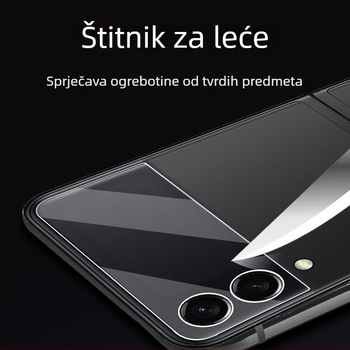 Stakleni zaštitnik leće za Samsung Galaxy Z Flip5 i stražnje kamere Z Fold4, zaštitnik malog zaslona