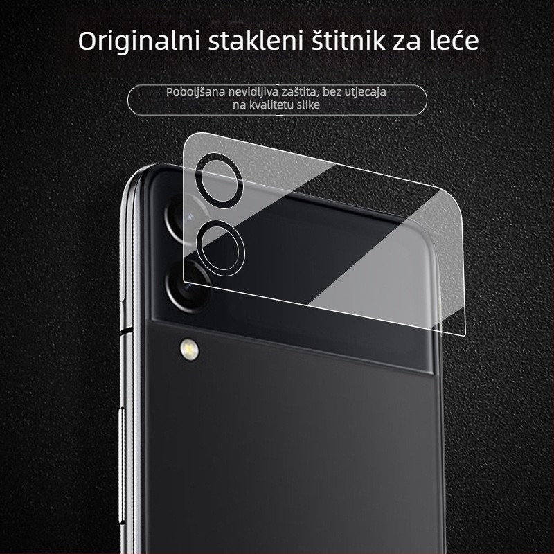 Stakleni zaštitnik leće za Samsung Galaxy Z Flip5 i stražnje kamere Z Fold4, zaštitnik malog zaslona