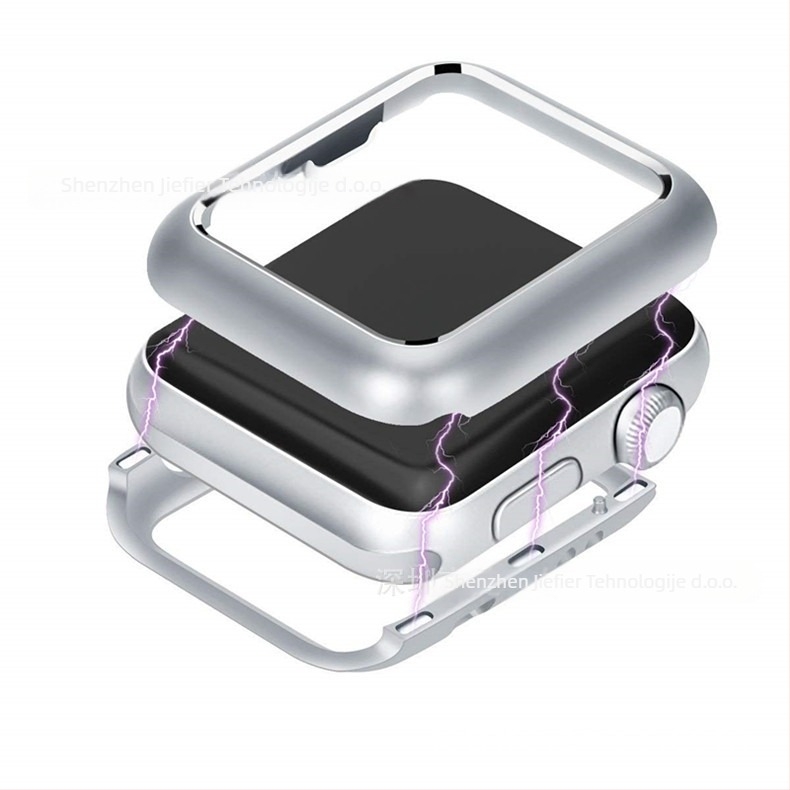 SP zaštitno kućište za Apple Watch — aluminijska legura, magnetska metalna konstrukcija, kompatibilno s iWatch234567, izdano 2019., pakiranje u boji kutije