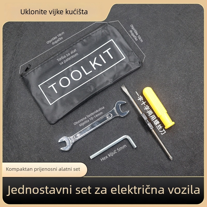 Trent set alata za električna vozila - 3-dijelni set alata za demontažu, karbonska čelika, za kućnu upotrebu