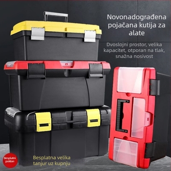 Plastična kutija za alat, ojačana, višenamjenska, za kućnu i automobilsku upotrebu (Brend: Powerful factory; Glavna namjena: Drone box; Vrsta: Plastična kutija za alat)