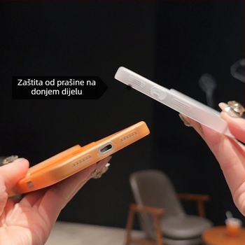 Kućište PC za iPhone 17/16, poluprozirno, mat završna obrada, ultra-tanko, magnetsko punjenje, zaštita od pada