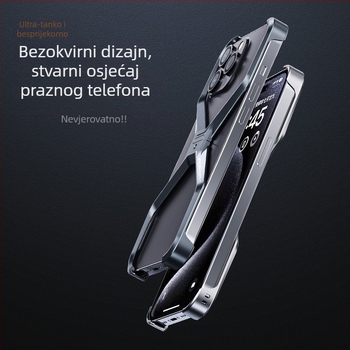Kućište za iPhone 17 Pro Max od aluminijske legure, bez okvira, šuplji dizajn za hlađenje