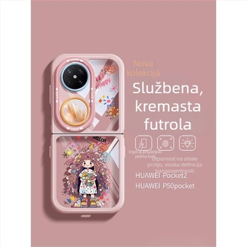 Huawei Pocket2 zaštitna maska, prozirna, puna zaštita, kompatibilna s P50 Pocket sklopnim zaslonom, otpornost na habanje