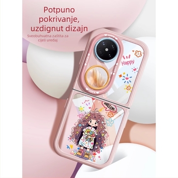 Huawei Pocket2 zaštitna maska, prozirna, puna zaštita, kompatibilna s P50 Pocket sklopnim zaslonom, otpornost na habanje