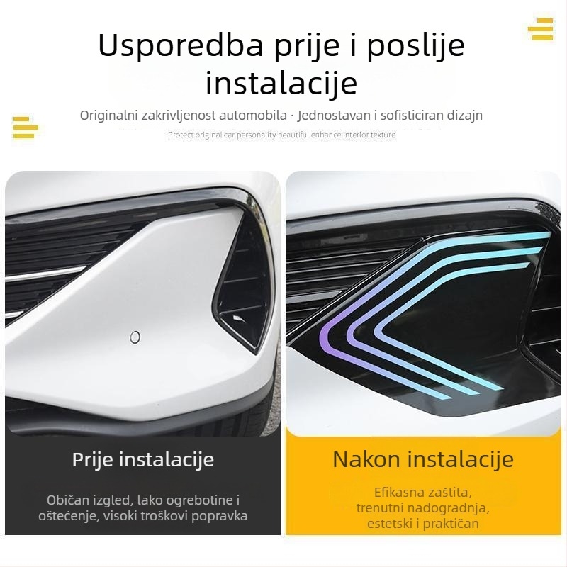BYD Seal 06dmi dekorativna naljepnica za prednji branik s reflektirajućim filmom, magnetska instalacija