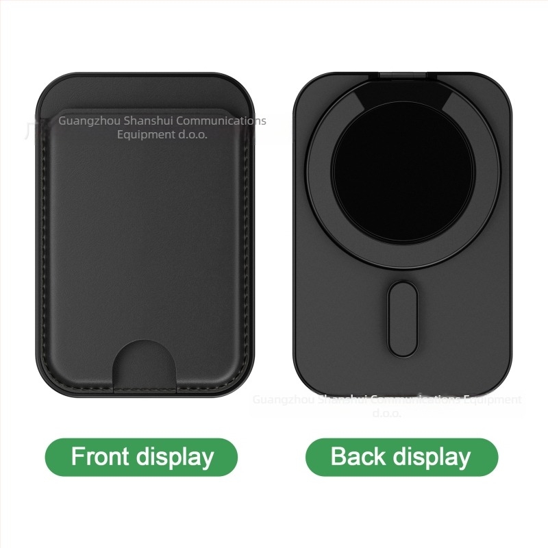 MagSafe držač kartica za iPhone — umjetna koža, višekutni stalak, magnetsko zatvaranje, prilagodba i tisk logotipa