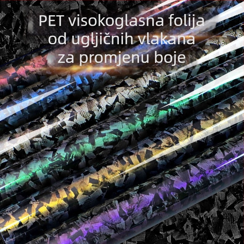 XTAF PET kompletna automobilska naljepnica folija s karbonskim uzorkom i geometrijskim dizajnom, samoljepljiva instalacija, za prednji dio, haubu, prtljažnik, krov, stražnji dio i bočne stranice