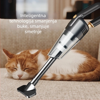 Ručni usisavač za automobil, mokro i suho čišćenje, 120W, 9000Pa, bežični, punjivi