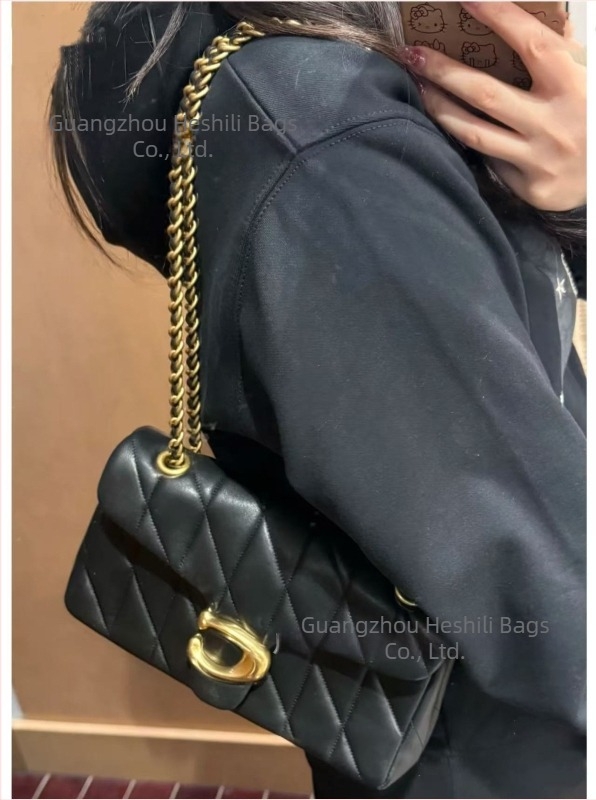 Torba od ovčje kože u stilu Tabby Dionysus, dijamantno prešivana, zatvaranje poklopca, pretinac za telefon i lančana naramenica