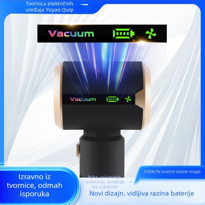Ručni usisavač za automobil s snažnim usisom (7.4V, 45W, 16000Pa, USB-C)