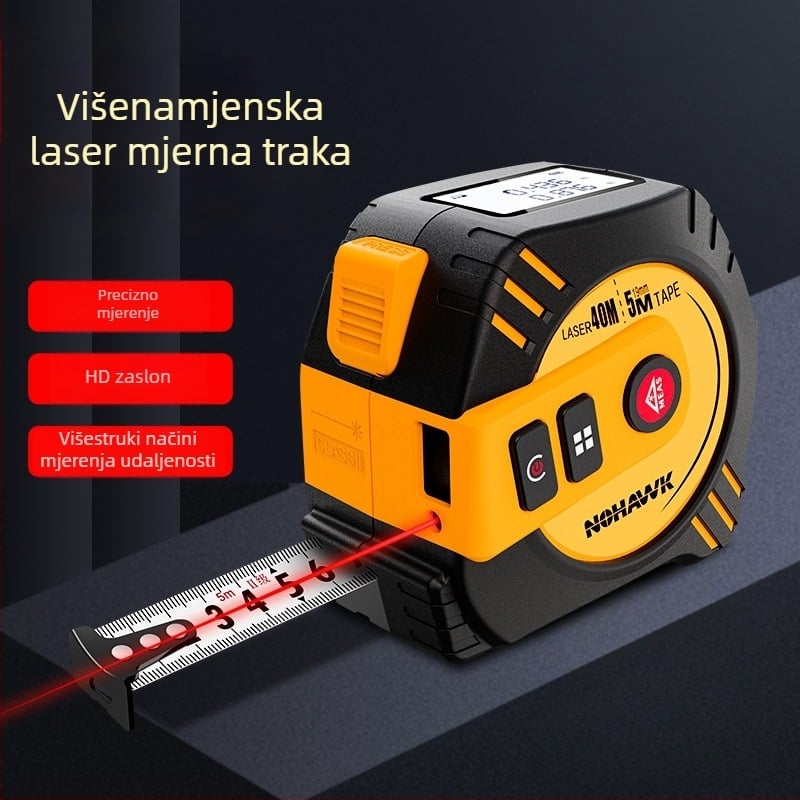 Laserski daljinomjer - Ručna laserska mjerač s infracrvenim pravilo, visokoprecizan elektronički mjerni alat, industrijske klase lasersko mjerenje