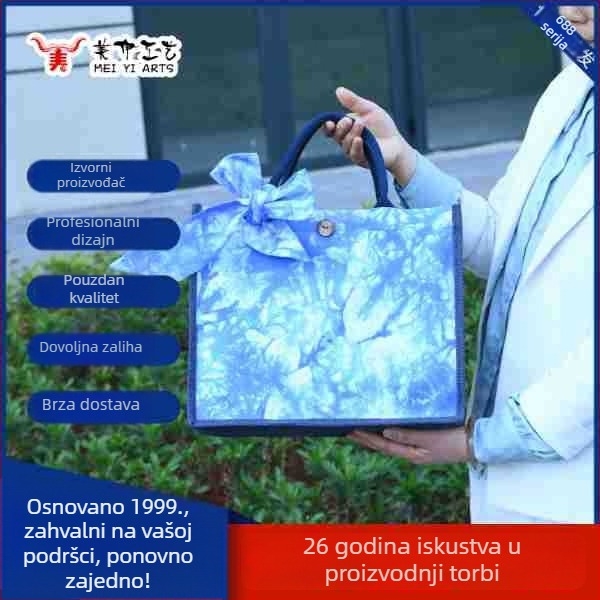 Nova torbica u etničkom stilu Yunnan, torba s tie-dye platnom, crossbody torba, ženska torba, originalni dizajn