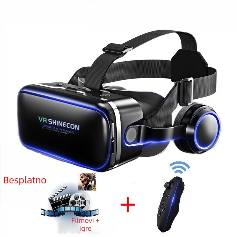 VR naočale s 4K rezolucijom, 3D stereo i integriranim ručnim kontrolerom