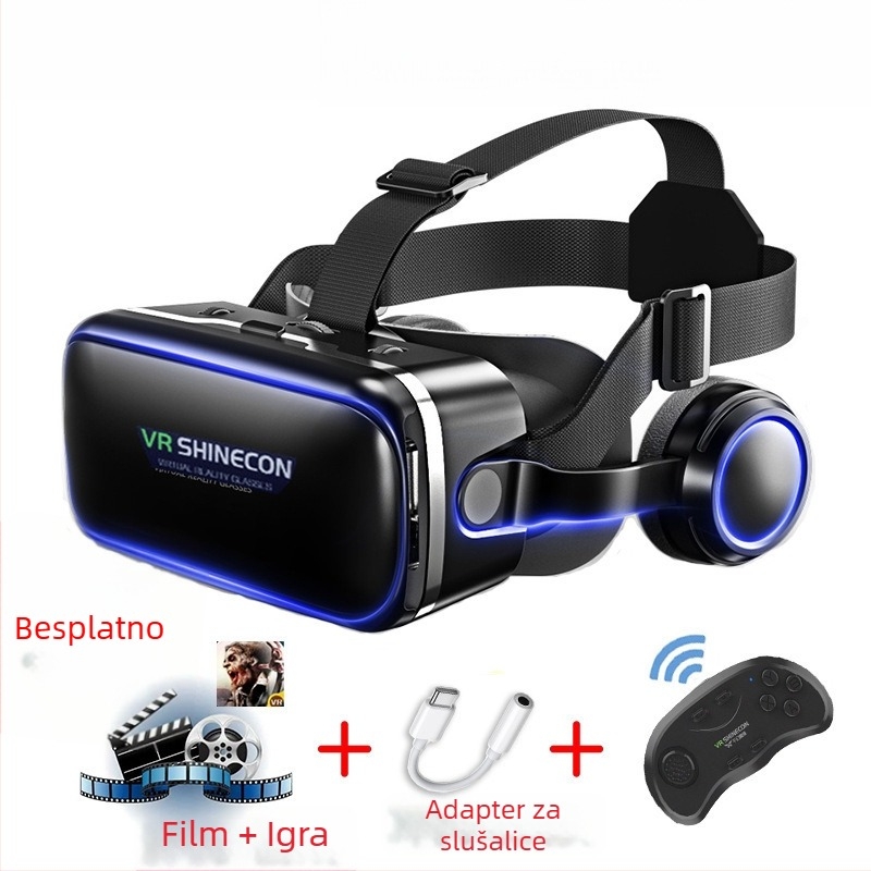 VR naočale s 4K rezolucijom, 3D stereo i integriranim ručnim kontrolerom