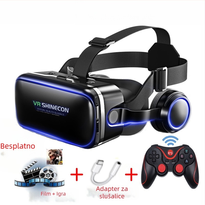 VR naočale s 4K rezolucijom, 3D stereo i integriranim ručnim kontrolerom