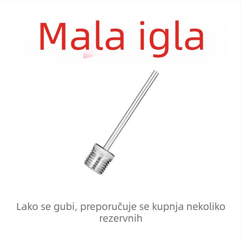 Nožna pumpa za bicikle, automobile i motocikle – univerzalna, kompaktna, jednodijelna konstrukcija, protok zraka 30 L/min, snaga ispod 80 W, svjetlo upozorenja, kontinuirani rad 5–20 minuta