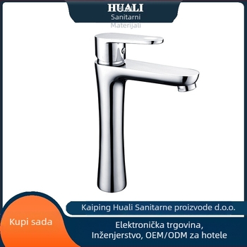 HL-09 serija bakrenih miješajućih mješalica za kuhinju i kupaonicu, stolna instalacija, keramičko jezgro ventila