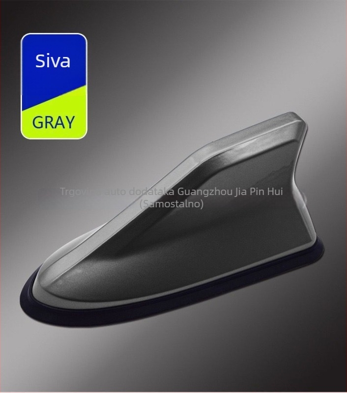 Automobilska antena u obliku fin-a ajkuna, signal, univerzalna kompatibilnost, ljepilo ugradnja, 12V, 0.1A, vijek trajanja 100000 sati