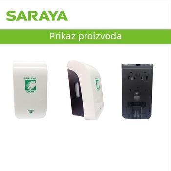 Ručni dozator antiseptika za ruke GMD500, plastični, ručno pritiskanje, moder minimalistički dizajn