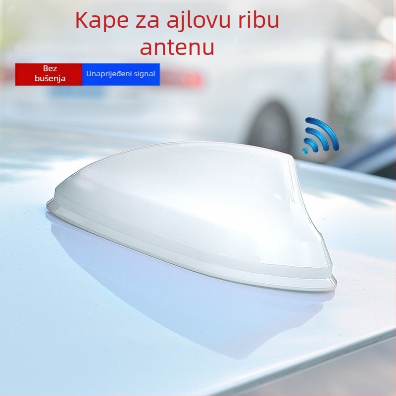 Automobilska antena s dizajnom šarkfin, univerzalna, montaža ljepilom, 12V, 12A, vijek trajanja 99999
