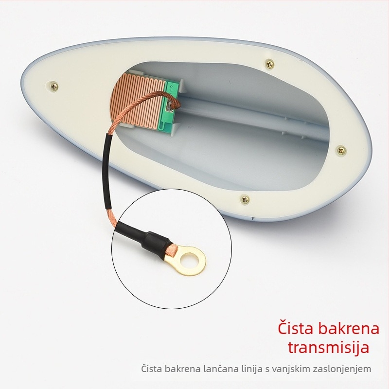 Automobilska antena s dizajnom šarkfin, univerzalna, montaža ljepilom, 12V, 12A, vijek trajanja 99999
