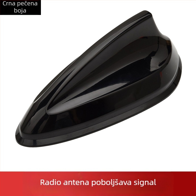 Automobilska antena s dizajnom šarkfin, univerzalna, montaža ljepilom, 12V, 12A, vijek trajanja 99999