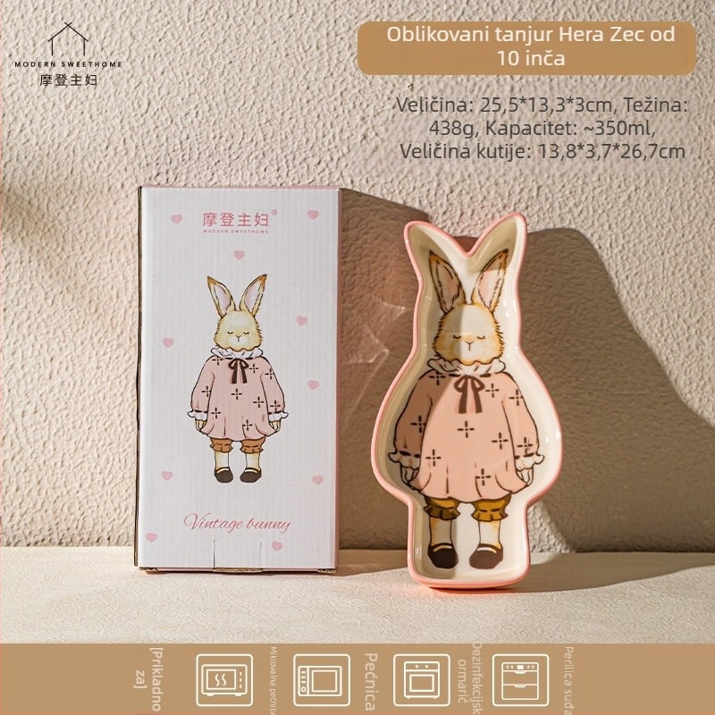 Keramički set zdjela za rižu i juhu – okrugle, retro luksuzni stil, više uzoraka, pogodno za mikrovalnu pećnicu