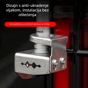 Držač antene za stražnja vrata i osnova za okvir zastave – vanjska dekoracija prtljažnika, Marka Fit Club / The First Society
