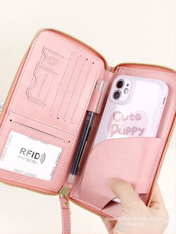 Puxin RFID držač putovnice — PU materijal, proširenje, pohrana karata i dokumenata, zatvarač protiv krađe, poslovno putovanje