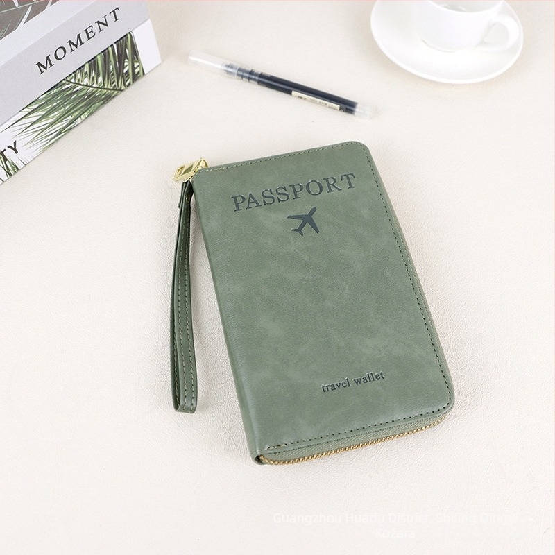 Puxin RFID držač putovnice — PU materijal, proširenje, pohrana karata i dokumenata, zatvarač protiv krađe, poslovno putovanje