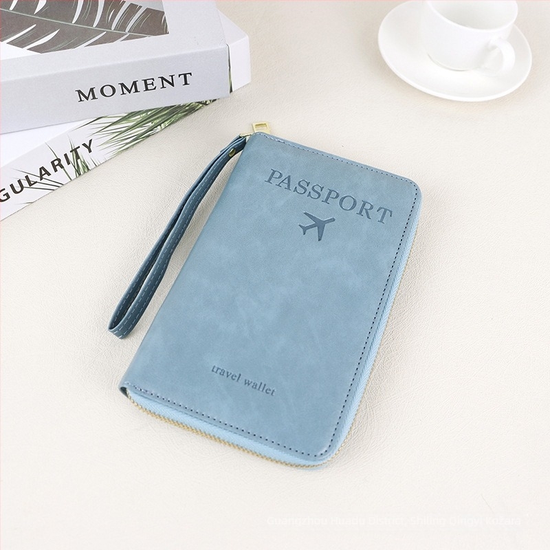 Puxin RFID držač putovnice — PU materijal, proširenje, pohrana karata i dokumenata, zatvarač protiv krađe, poslovno putovanje